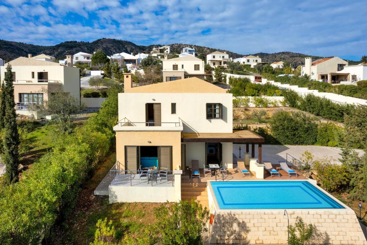 Aegean Blue Villa'S カラソス エクステリア 写真