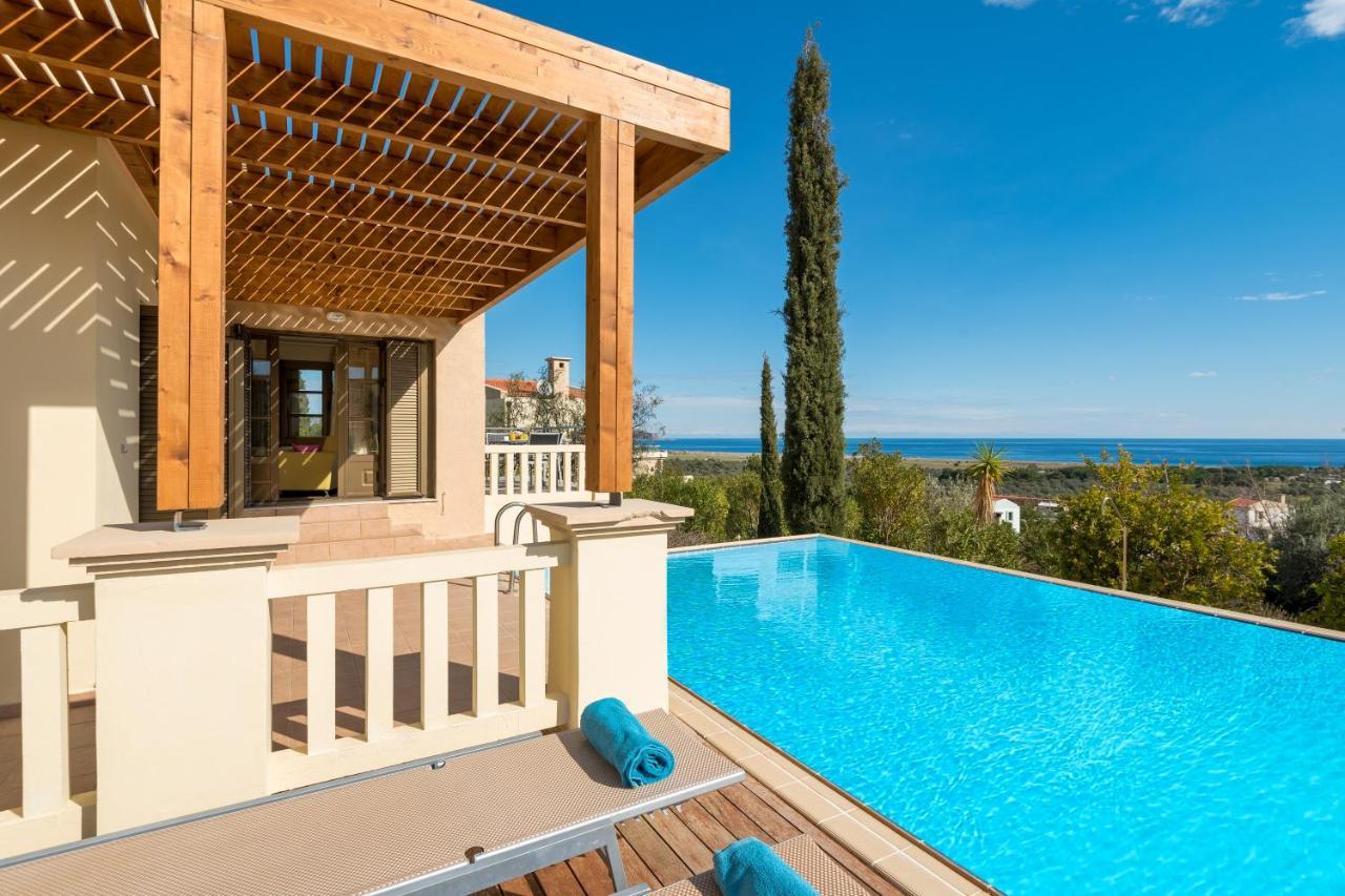 Aegean Blue Villa'S カラソス エクステリア 写真